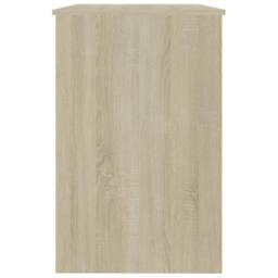 Berkfield Home Modern Desk Sonoma Oak 100x50x76 cm Engineered Wood in Light Brown - Size: 100 x 50 x 76 cm - thumbnail 8