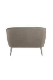 Orsina Luxurious Mustard Velvet Sofa For Sitting Areas, Spacious 2 Seater Sofa, Mid-century Sofa For Bedrooms in Grey - thumbnail 2