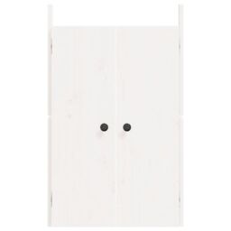 Berkfield Home Outdoor Kitchen Doors White 50x9x82 cm Solid Wood Pine - Size: 50 x 9 x 82 cm - thumbnail 4