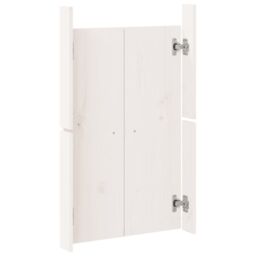 Berkfield Home Outdoor Kitchen Doors White 50x9x82 cm Solid Wood Pine - Size: 50 x 9 x 82 cm - thumbnail 6