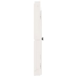 Berkfield Home Outdoor Kitchen Doors White 50x9x82 cm Solid Wood Pine - Size: 50 x 9 x 82 cm - thumbnail 5