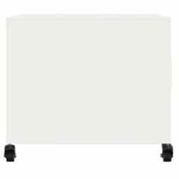 Berkfield Home Coffee Table White 68x50x43.5 cm Steel - thumbnail 7