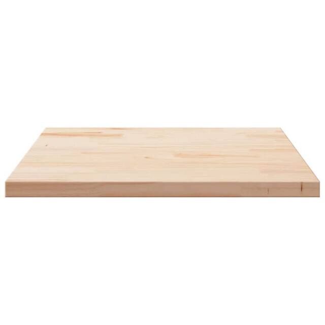 Berkfield Home Table Top 90x90x2.5 cm Solid Wood Pine Square in Light Oak - image 1