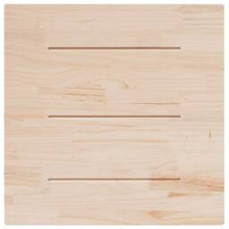 Berkfield Home Table Top 90x90x2.5 cm Solid Wood Pine Square in Light Oak - thumbnail 4
