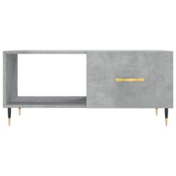 Berkfield Home Coffee Table Concrete Grey 90x50x40 cm Engineered Wood - Size: 90 x 50 x 40 cm - thumbnail 5