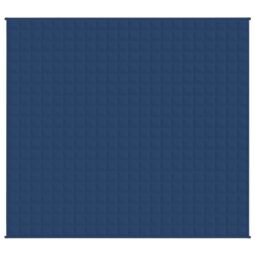 Berkfield Home Weighted Blanket Blue 220x240 cm King 15 kg Fabric - thumbnail 3