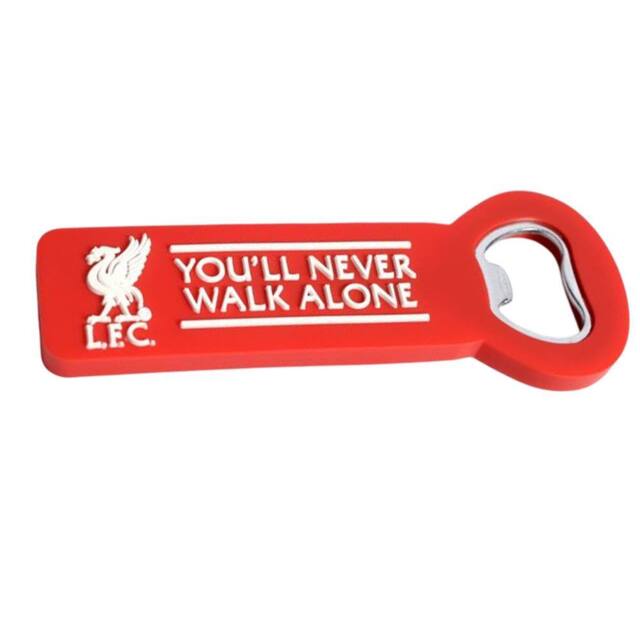 Liverpool FC You´ll Never Walk Alone Crest Bottle Opener Fridge Magnet in Red - image 1