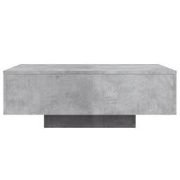 Berkfield Home Modern Coffee Table with LED Lights Concrete Grey 85x55x31 cm - Size: 85 x 55 x 31 cm - thumbnail 7