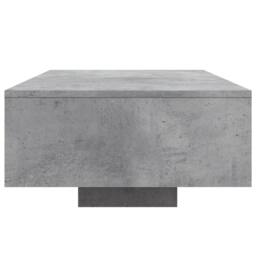 Berkfield Home Modern Coffee Table with LED Lights Concrete Grey 85x55x31 cm - Size: 85 x 55 x 31 cm - thumbnail 6