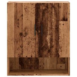 Berkfield Home Wall Cabinet Old Wood 60x31x70 cm Engineered Wood in Brown - Size: 60 x 31 x 70 cm - thumbnail 4
