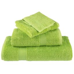 Berkfield Home Premium Soap Towels SOLUND 2 pcs Apple Green 30x30 cm 600 gsm - thumbnail 4