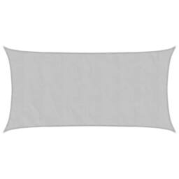 Berkfield Home Sun Shade Sail Light Grey 7x4 m 100% Polyester Oxford - thumbnail 2