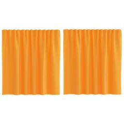 Berkfield Home Voile Curtains with Rod Pockets 2 pcs Orange