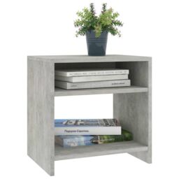 Berkfield Home Bedside Cabinets 2 pcs Concrete Grey 40x30x40 cm Engineered Wood - Size: 40 x 30 x 40 cm - thumbnail 3