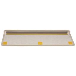 Berkfield Home Decorative Carpet Stair Treads 15 pcs 65x21x4 cm Taupe - Size: Medium - thumbnail 5