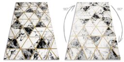 RugsX Emerald Rug in Black - Size: 140 cm x 190 cm - thumbnail 3