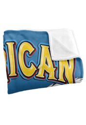 JQ Licensing James Piazza American Strong Eagles Silky Touch Super Soft Throw Blanket 152 X 127 cm in White - thumbnail 3