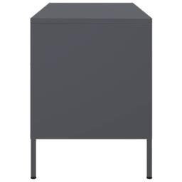 Berkfield Home TV Cabinet Anthracite 68x39x50.5 cm Steel in Dark Grey - thumbnail 7
