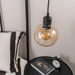 ValueLights Bellamy Easy Fit Amber Glass Shade - Size: 6 inches - thumbnail 4