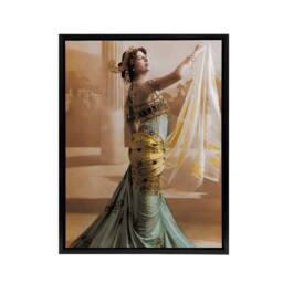 "Artery8 Hand Coloured Portrait Dancer Spy Mata Hari Framed Canvas Wall Art Print - Size: W18"" x H24""" - thumbnail 1