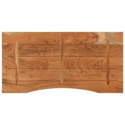 Berkfield Home Beautiful Desk Top 120x60x2.5 cm Rectangular Solid Wood Acacia in Brown - thumbnail 5