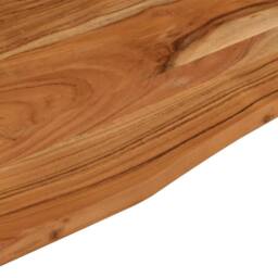 Berkfield Home Beautiful Desk Top 120x60x2.5 cm Rectangular Solid Wood Acacia in Brown - thumbnail 7