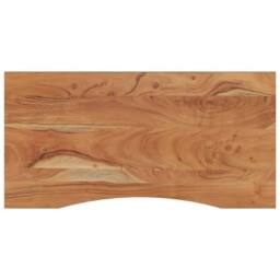 Berkfield Home Beautiful Desk Top 120x60x2.5 cm Rectangular Solid Wood Acacia in Brown - thumbnail 3
