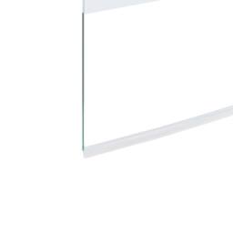 Wyld and Coco Silver Shower-Bath Screen 140 x 100 cm Adjustable in Clear - thumbnail 7