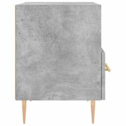 Berkfield Home Modern Bedside Cabinet Concrete Grey 40x35x47.5 cm Engineered Wood - thumbnail 5