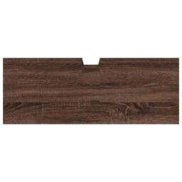Berkfield Home Bathroom Sink Cabinet Brown Oak 80x30x60 cm Engineered Wood - Size: 80 x 30 x 60 cm - thumbnail 9