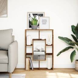 Berkfield Home Bookcase Old Wood 63x20x90 cm Engineered Wood in Brown - Size: 63 x 20 x 90 cm - thumbnail 3