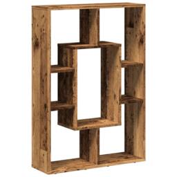 Berkfield Home Bookcase Old Wood 63x20x90 cm Engineered Wood in Brown - Size: 63 x 20 x 90 cm - thumbnail 1
