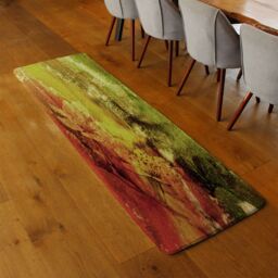 Benjamin Tate Design Rustic Flowers Runner Rug in Natural - Size: 67 cm x 230 cm - thumbnail 2