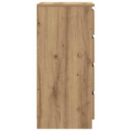 Berkfield Home Sideboard Artisan Oak 37.5x35x76 cm Engineered Wood in Brown - thumbnail 7