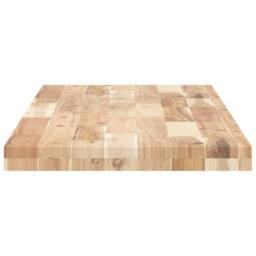 Berkfield Home Table Top 140x40x4 cm Rectangular Solid Wood Acacia in Brown - Size: 140 x 40 x 4 cm - thumbnail 6