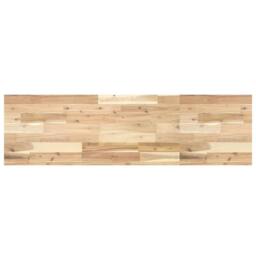 Berkfield Home Table Top 140x40x4 cm Rectangular Solid Wood Acacia in Brown - Size: 140 x 40 x 4 cm - thumbnail 3