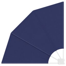 Berkfield Home Balcony Privacy Screen Folding Manual Navy blue 115 x 115 cm Fabric - thumbnail 2
