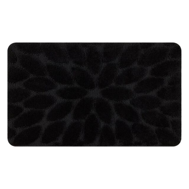 RugsX Dywaniki Łazienkowe Rug in Black - Size: 60 cm x 100 cm - image 1