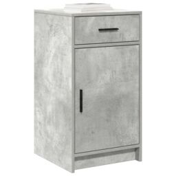 Berkfield Home 2-Piece Dressing Table Set with LED in Concrete Grey Engineered Wood - thumbnail 6