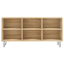 Berkfield Home TV Cabinet Sonoma Oak 103.5x30x50 cm Engineered Wood in Brown - thumbnail 4