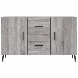 Berkfield Home Sideboard Grey Sonoma 100x36x60 cm Engineered Wood - Size: 100 x 36 x 60 cm - thumbnail 6