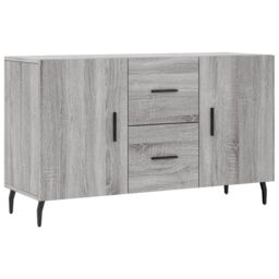 Berkfield Home Sideboard Grey Sonoma 100x36x60 cm Engineered Wood - Size: 100 x 36 x 60 cm - thumbnail 2