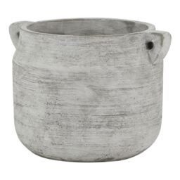 Love Lace Athena Stone Hydria Pot in White