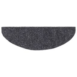 Berkfield Home Self-adhesive Stair Mats 5 pcs Dark Grey 65x21x4 cm Needle Punch - Size: Medium - thumbnail 5