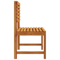 Berkfield Home Garden Chairs Without Arms - Set of 2 in Solid Acacia Wood in Brown - thumbnail 6