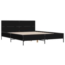 Berkfield Home Durable Bed Frame without Mattress Black 120x190 cm Small Double