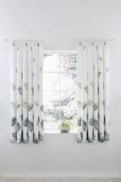Martex Fern Pencil Pleat Curtains & Tie Backs - Size: 168 cm width x 183 cm drop - thumbnail 1