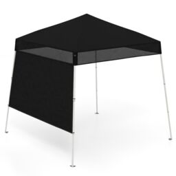 Costway Pop up Canopy Tent Easy Setup Folding Gazebo Shelter w/ 1 Sidewall in Black - thumbnail 1