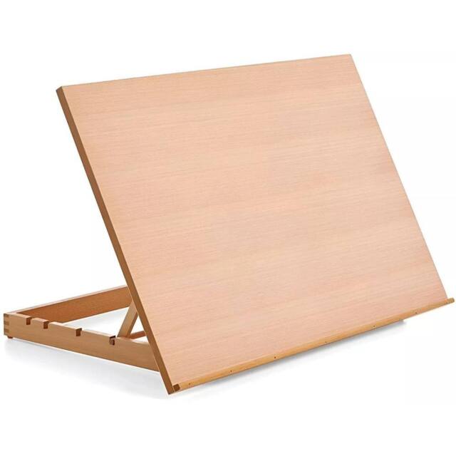 EONLION Artist Wooden Drawing Board Adjustable in Brown - Size: 100 cm - image 1
