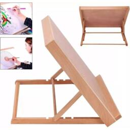 EONLION Artist Wooden Drawing Board Adjustable in Brown - Size: 100 cm - thumbnail 2